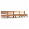 Image de 4x Bois de Pin Massif Canapés Centraux de Jardin Canapés Centraux de Patio Meubles de Terrasse Canapés de Jardin 806595