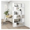 Image de Bibliothèque Séparateur de pièce Blanc 100x24x188 cm