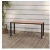 Image de Tuinbank 110 cm staal en HKC bruin en zwart317142