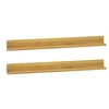Image de Wandschappen 2 st 110x10x10 cm massief teakhout338261