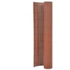 Image de Tuinafscheiding dubbelzijdig 110x400 cm bruin317159
