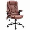 Image de Chaise de bureau de massage marron clair similicuir daim