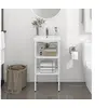 Image de Wastafelframe 40x38x83 cm ijzer wit338484