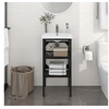 Image de Wastafelframe 40x38x83 cm ijzer zwart338487