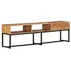 Image de Meuble TV 160x30x45 cm Bois d'acacia massif 337991
