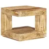 Image de Table basse 45x45x40 cm Bois de manguier massif
