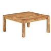 Image de Table basse 80x80x40 cm Bois d acacia massif