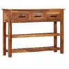 Image de Buffet avec 3 tiroirs 110x30x80 cm Bois d acacia massif