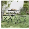 Image de Chaises pliables jardin lot de 2 Maille métallique Anthracite