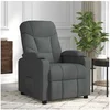 Image de Fauteuil de massage Gris foncé Tissu
