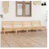 Image de Salon de jardin modulable bois massif bois 4 pieces x 63.5 x 62.5 4 personnes