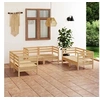 Image de Salon de jardin 6 pcs, Bois de pin massif
