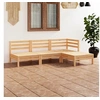 Image de Salon de jardin modulable bois massif bois 4 pieces x 63.5 x 62.5 4 personnes