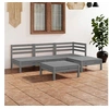 Image de 5-delige Loungeset massief grenenhout grijs3082634