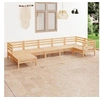 Image de Salon de jardin 7 pcs Bois de pin massif 3082964