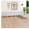 Image de 7-delige Loungeset massief grenenhout wit3083015