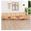 Image de Salon de jardin bois massif bois 10 pieces x 63.5 x 62.5 10 personnes