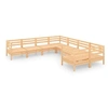 Image de Salon de jardin bois massif bois 8 pieces x 63.5 x 62.5 8 personnes