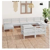 Image de 10-delige Loungeset massief grenenhout wit3083380