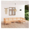Image de Salon de jardin bois massif bois 6 pieces x 63.5 x 62.5 6 personnes