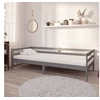 Image de Slaapbank met matras massief grenenhout grijs 90x200 cm3083566