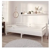 Image de Slaapbank met matras massief grenenhout wit 90x200 cm3083590