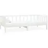Image de Slaapbank met matras massief grenenhout wit 90x200 cm3083625