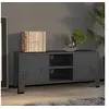 Image de Meuble TV industriel Anthracite 105x35x42 cm Métal