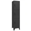 Image de Armoire à casiers Anthracite 38x45x180 cm Acier