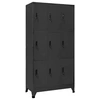 Image de Armoire à casiers Anthracite 90x45x180 cm Acier