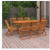 Image de 9-delige Tuinset 180x90x75 cm massief acaciahout3086973