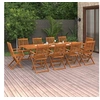 Image de 11-delige Tuinset 280x90x75 cm massief acaciahout3086990