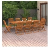Image de 11-delige Tuinset 280x90x75 cm massief acaciahout3086992