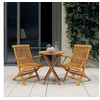 Image de Ensemble de Salle à Manger de Jardin 3 pcs Mobilier à Dîner de Patio Table et Chaises de Repas de Terrasse Extérieur 3087191