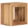 Image de Tabouret Chaise Table d'Appoint Table Basse Bout de Canapé Couloir Meuble de Salle de Séjour Salon 40x30x40 cm Bois d'Acacia Solide