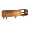 Image de meuble tv bois 140x140x40 jaune, bois bois massif, bois, miel