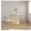 Image de Lot de 6 chaise en metal non empilable non pliable interieur H. 84 cm transparent