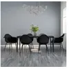 Image de Lot de 6 chaise interieur non pliable en polypropylene H. 84 cm noir