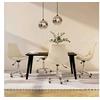 Image de Lot de 4 chaise H. 81 cm non pliable interieur en polypropylene beige