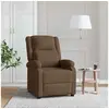 Image de Fauteuil Inclinable, Siège avec Accoudoirs et Dossier, Chaise de Relaxation avec Repose-pied, Meuble de Salon, 340183