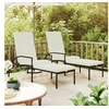Image de Ligbedden 2 st met voetensteun polyetheen rattan zwart317632