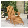 Image de Chaise H. 90 cm pliable exterieur en bois marron