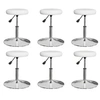Image de Lot de 6 chaise de bar H. 53 cm non pliable interieur en plastique blanc