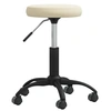 Image de Chaise de bar interieur non pliable H. 54 cm en plastique beige