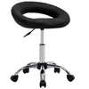 Image de Chaise interieur non pliable en plastique H. 57.5 cm noir