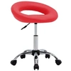 Image de Chaise en plastique non pliable interieur H. 69.5 cm rouge