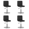 Image de Lot de 4 chaise H. 71 cm non pliable en plastique interieur noir