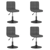 Image de Lot de 4 chaise H. 71 cm non pliable interieur en plastique gris