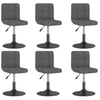 Image de Lot de 6 chaise en plastique non pliable interieur H. 71 cm gris