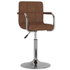 Image de Chaise de salle à manger Marron Tissu3087879